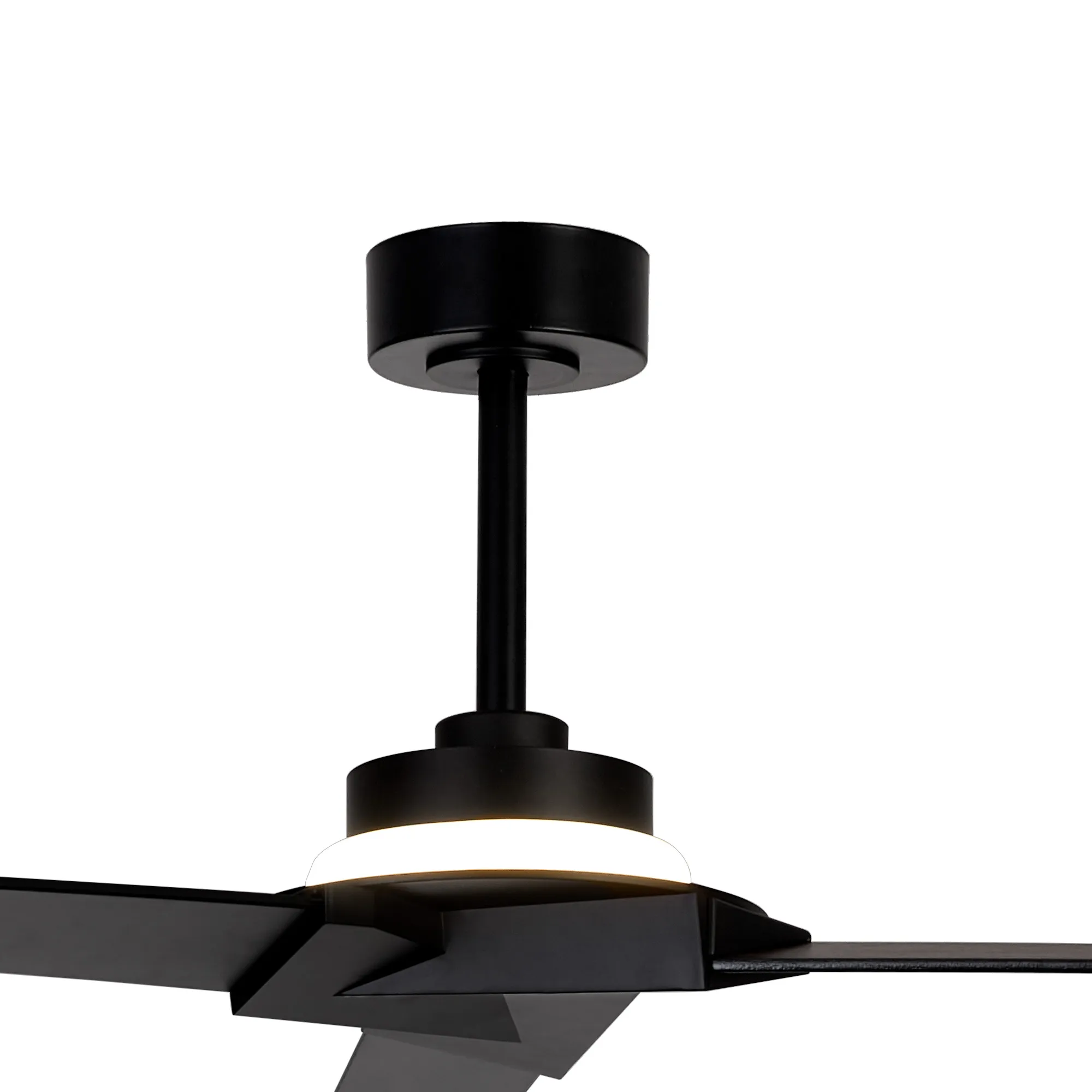 Brisa Mini 20W LED Dimmable Ceiling Light With Built-In 40W DC Reversible Fan, 2700-5000K Remote & APP Control, Black, IP44 M8725  Mantra Brisa Mini